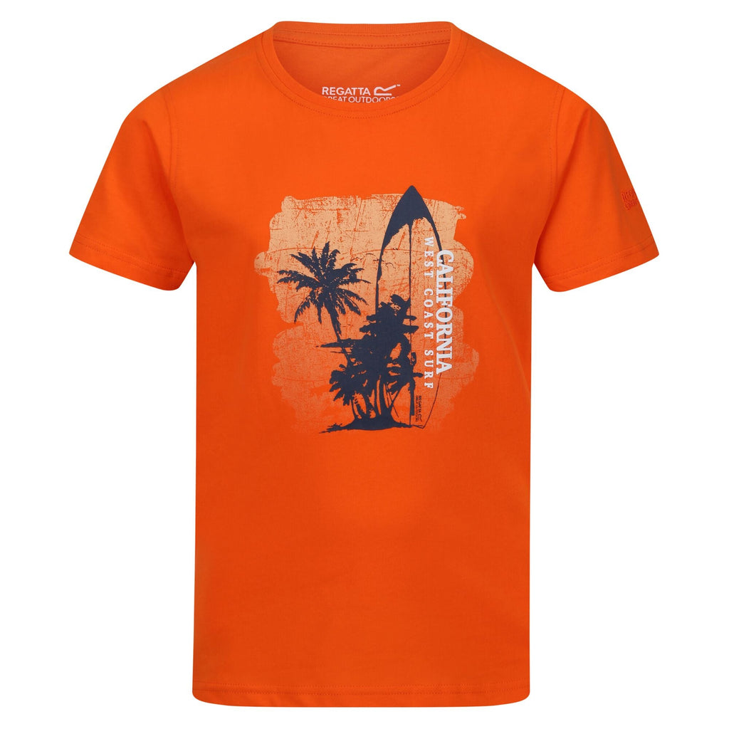 Bosley VI - Kinder T-Shirt | aus Baumwolle - Orange Blaze Orange Bild 1