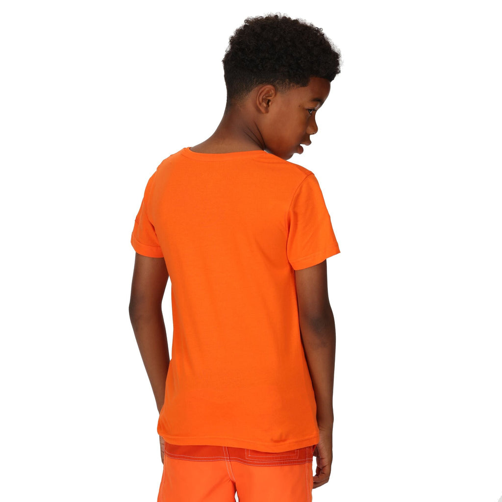 Bosley VI - Kinder T-Shirt | aus Baumwolle - Orange Blaze Orange Bild 4