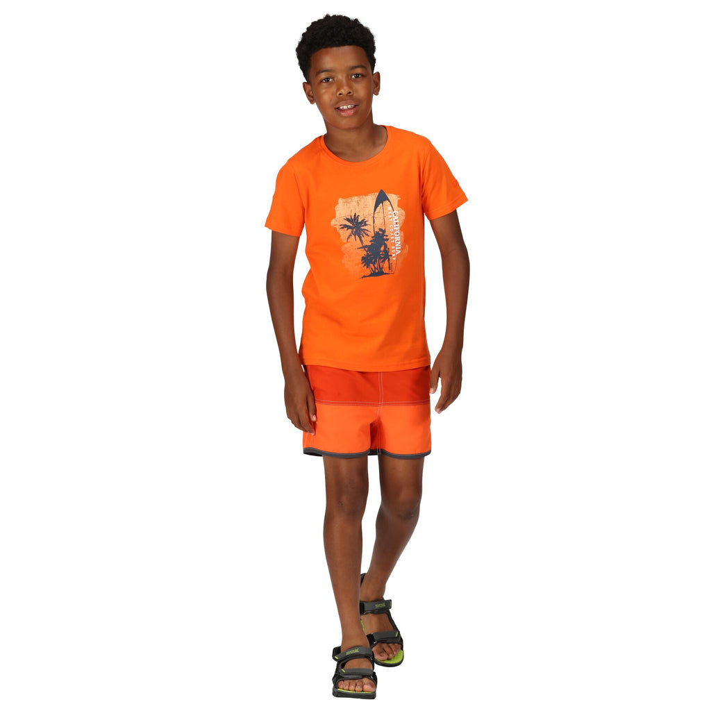 Bosley VI - Kinder T-Shirt | aus Baumwolle - Orange Blaze Orange Bild 5