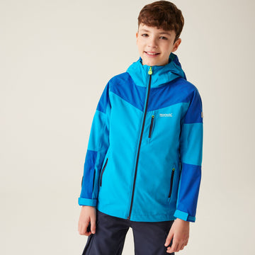 Boys Trekktain 3in1 - Kinder Jacke | Rundum reflektierende Details - Blau Hydro Blue/Olympian Blue Bild 1