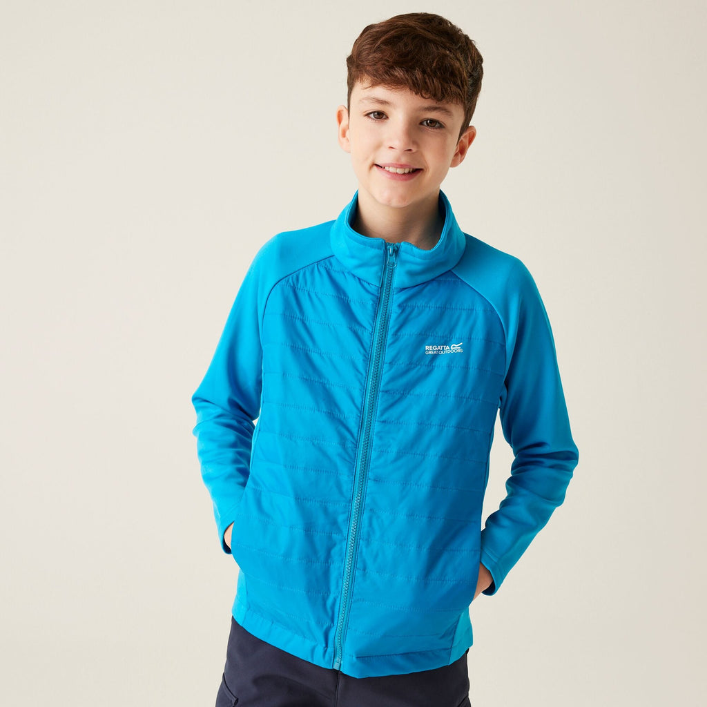 Boys Trekktain 3in1 - Kinder Jacke | Rundum reflektierende Details - Blau Hydro Blue/Olympian Blue Bild 4