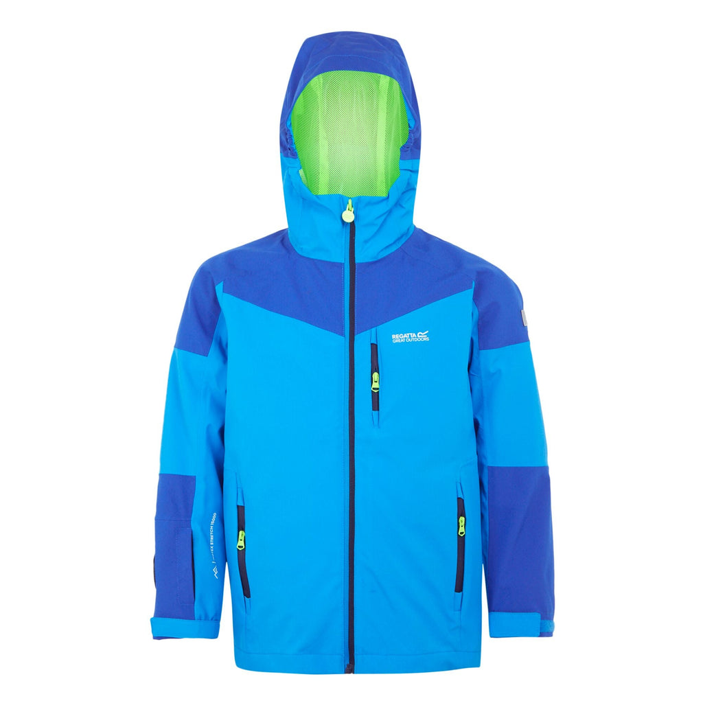 Boys Trekktain 3in1 - Kinder Jacke | Rundum reflektierende Details - Blau Hydro Blue/Olympian Blue Bild 5