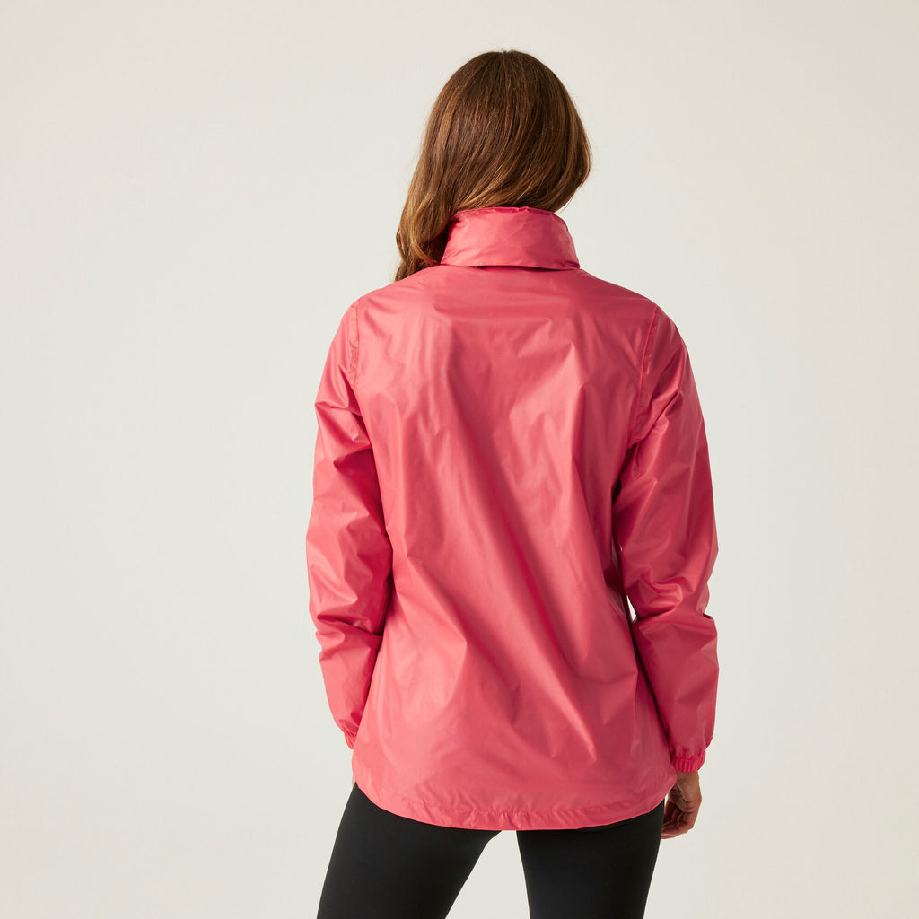 Corinne IV - Damen Regenjacke | mit Reflektor-Paspelierung - Rosa Peach Bloom Bild 2