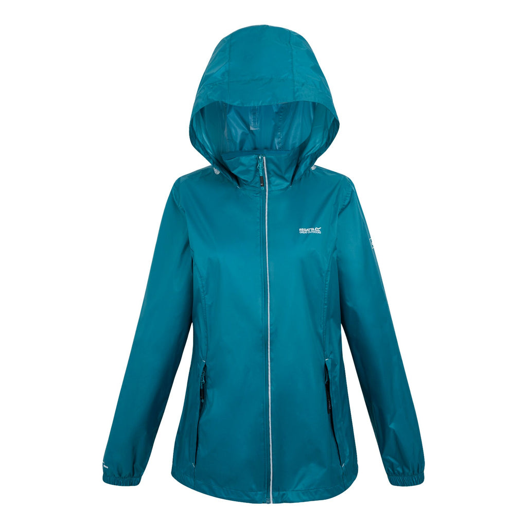 Corinne IV - Damen Regenjacke | mit Reflektor-Paspelierung - Blau Exotic Plume Bild 3