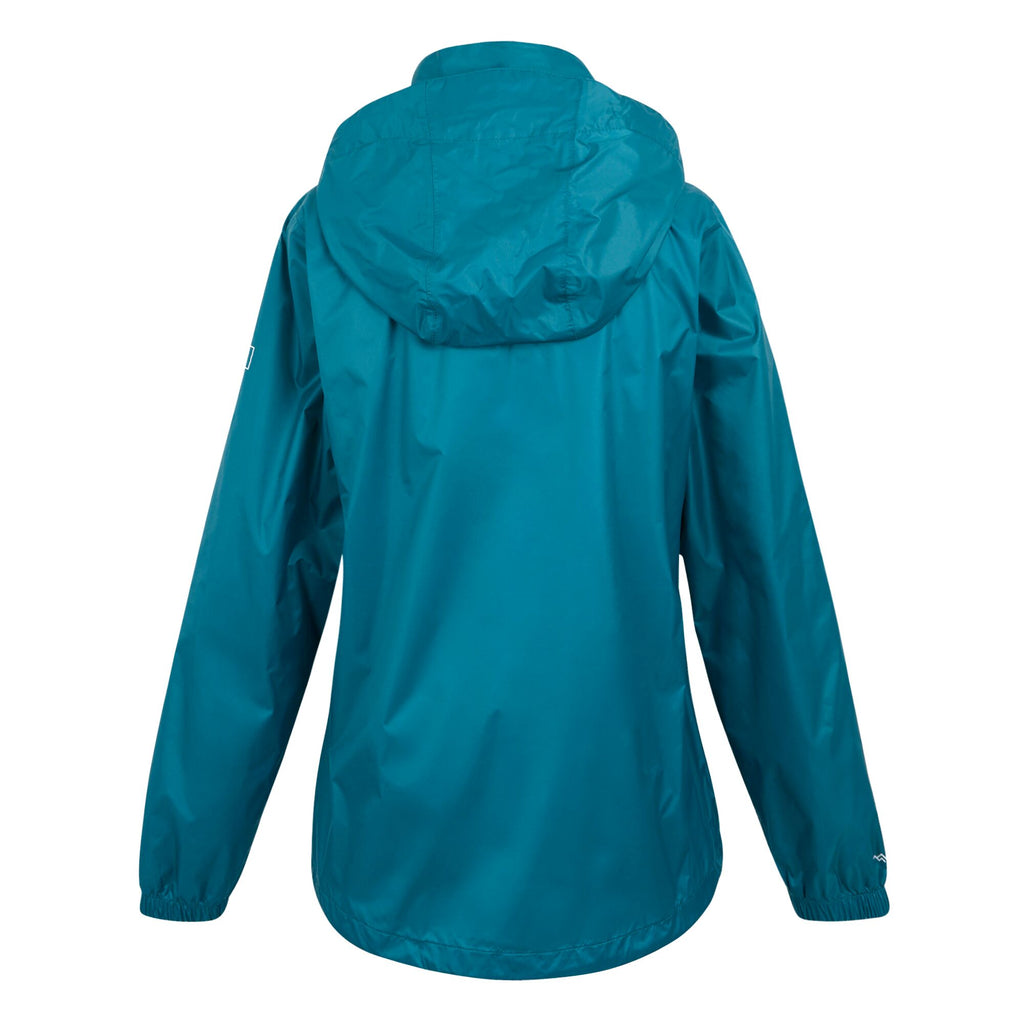Corinne IV - Damen Regenjacke | mit Reflektor-Paspelierung - Blau Exotic Plume Bild 4