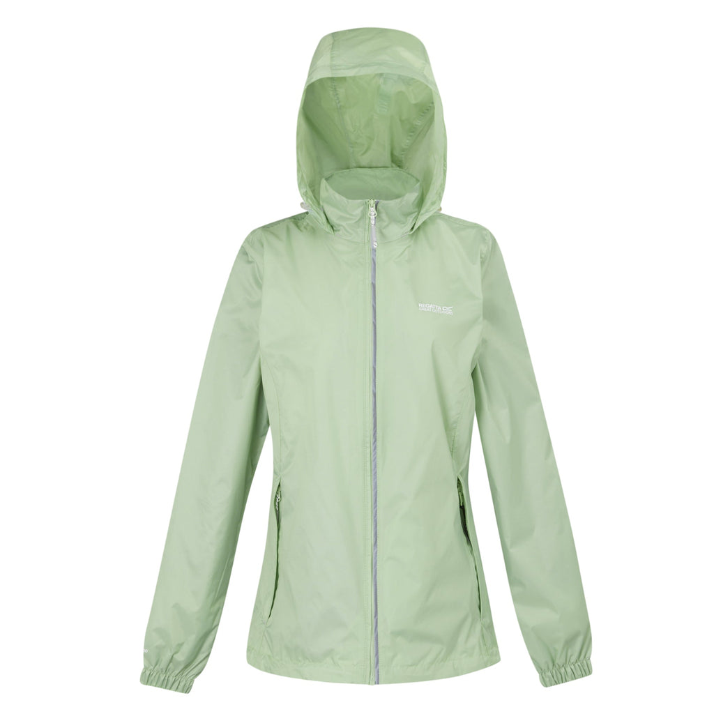 Corinne IV - Damen Regenjacke | mit Reflektor-Paspelierung - Grün Quiet Green Bild 1