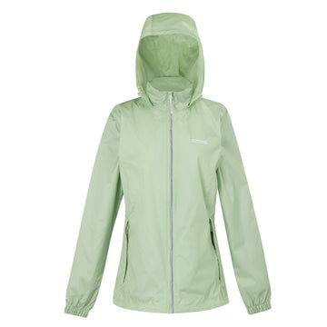 Corinne IV - Damen Regenjacke | mit Reflektor-Paspelierung - Grün Quiet Green Bild 1