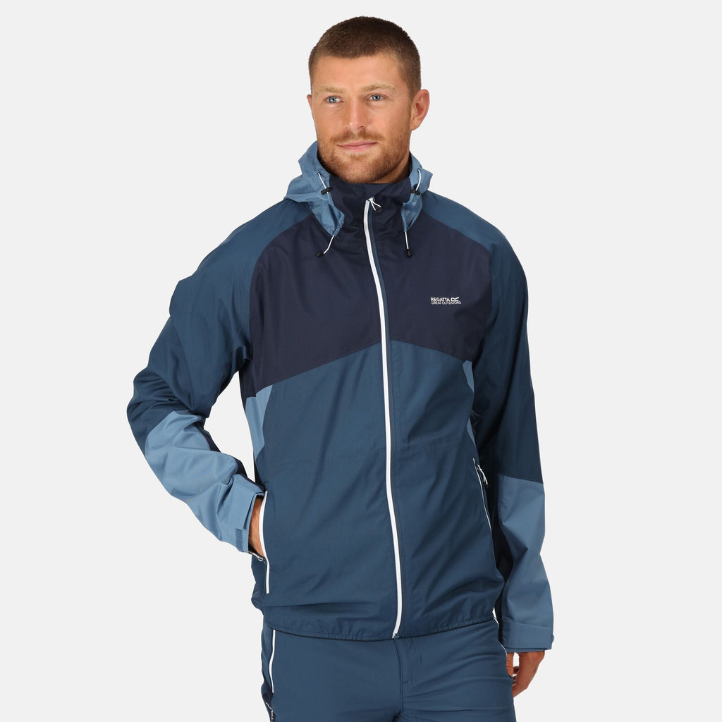 Deserto - Herren Jacke | mit Schirmkapuze - Blau BlueWing/Nav Bild 1