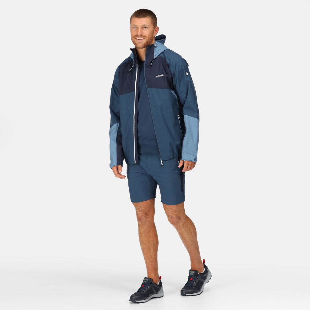 Deserto - Herren Jacke | mit Schirmkapuze - Blau BlueWing/Nav Bild 3