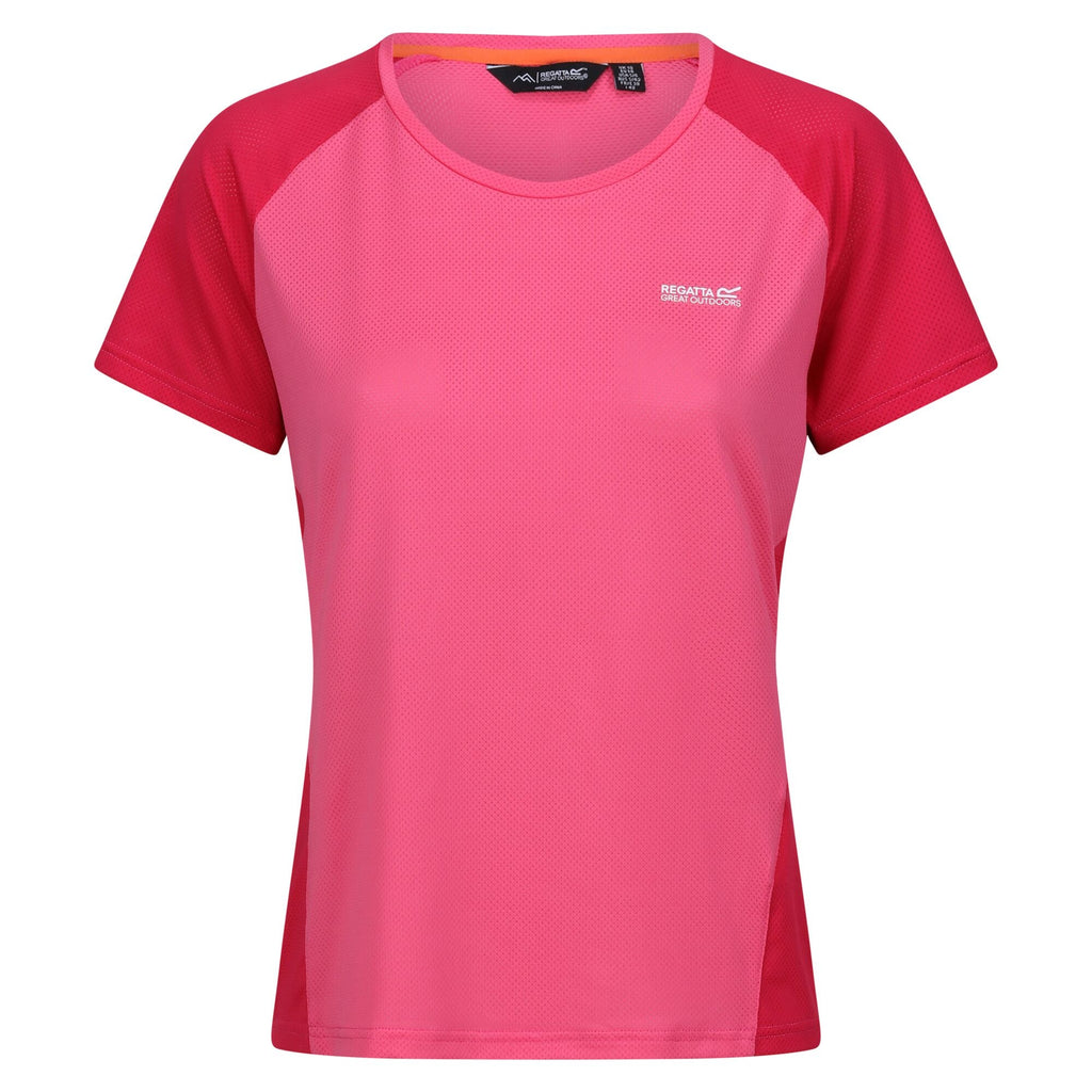 Emera - Damen T-Shirt | schnelltrocknend - Pink Flamingo Pink/Pink Potion Bild 1