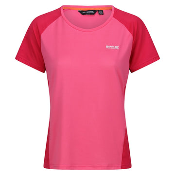 Emera - Damen T-Shirt | schnelltrocknend - Pink Flamingo Pink/Pink Potion Bild 1