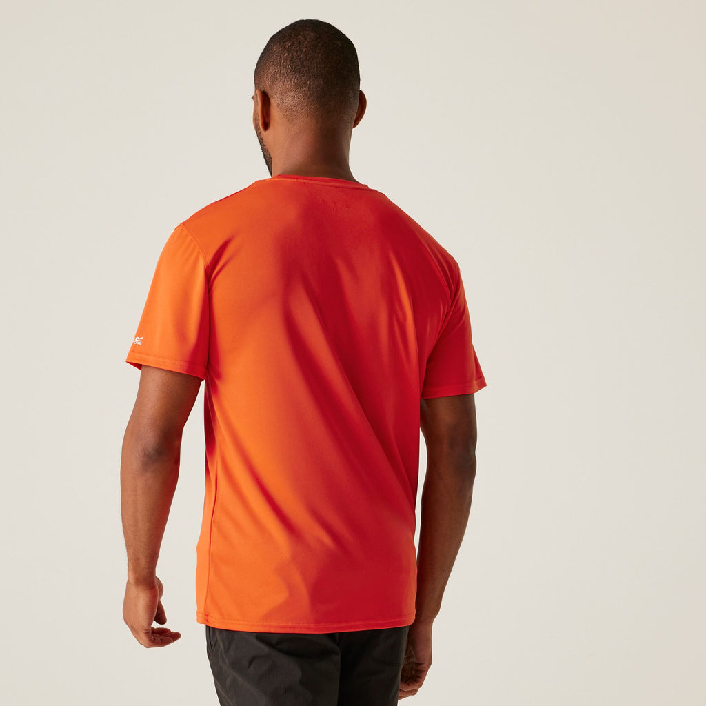 Fingal IX - Herren T-Shirt | gute Feuchtigkeitsableitung - Orange TangerineTng Bild 2