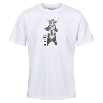 FingalSlogan III - Herren T-Shirt | schnelltrocknend - Weiß White Bild 1