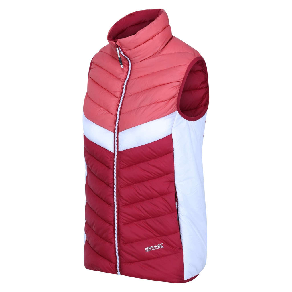 Harrock B/WII - Damen Gilet | mit synthetischer Wattierung - Rosa RumbaRd/MnRd Bild 3