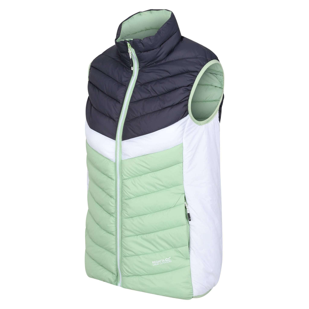 Harrock B/WII - Damen Gilet | mit synthetischer Wattierung - Grün QuiGrn/SlGry Bild 3