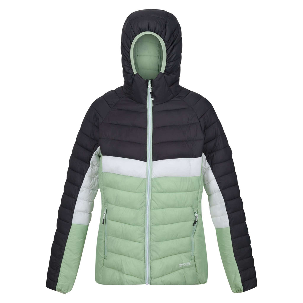 Harrock II - Damen Jacke | mit synthetischer Wattierung - Grün QuiGrn/SlGry Bild 1