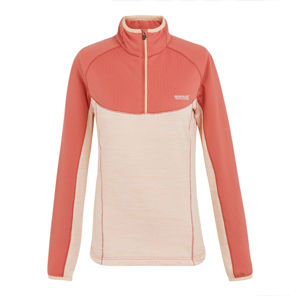 Hepley - Damen Midlayer | feuchtigkeitsabweisend - Rot-Rosa Mineral Red/Peach Parfait Marl Bild 3