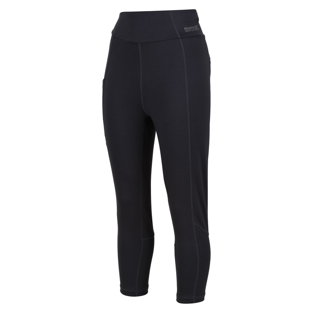 Holeen 3/4Legging - Damen Legging | mit Handytasche - Grau Seal Grey Bild 1