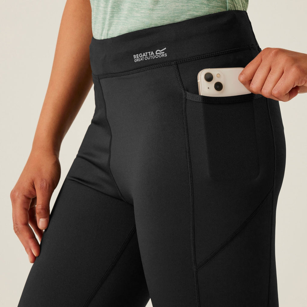 Holeen Winter Legging - Damen Winter Leggings | schnelltrocknend - Schwarz Black Bild 3