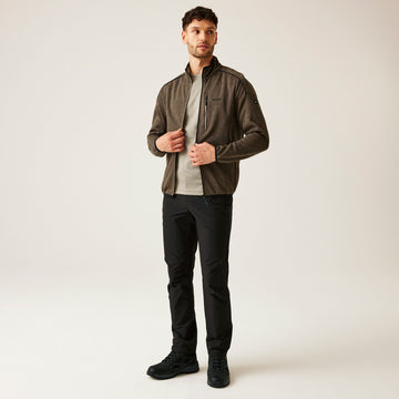 Kames - Herren Jacke | mit Strick-Effekt - Braun TreeTp(GdSd) Bild 1