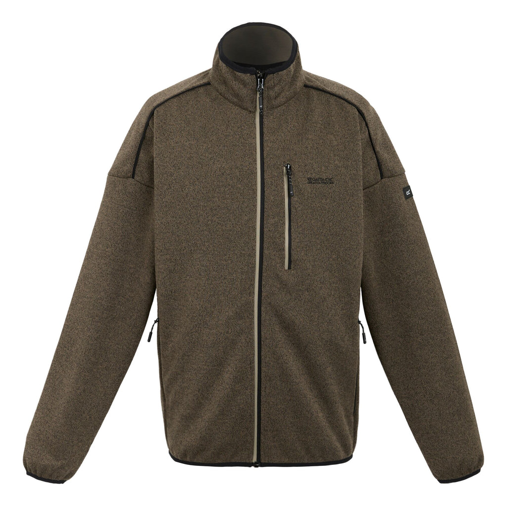 Kames - Herren Jacke | mit Strick-Effekt - Braun TreeTp(GdSd) Bild 3