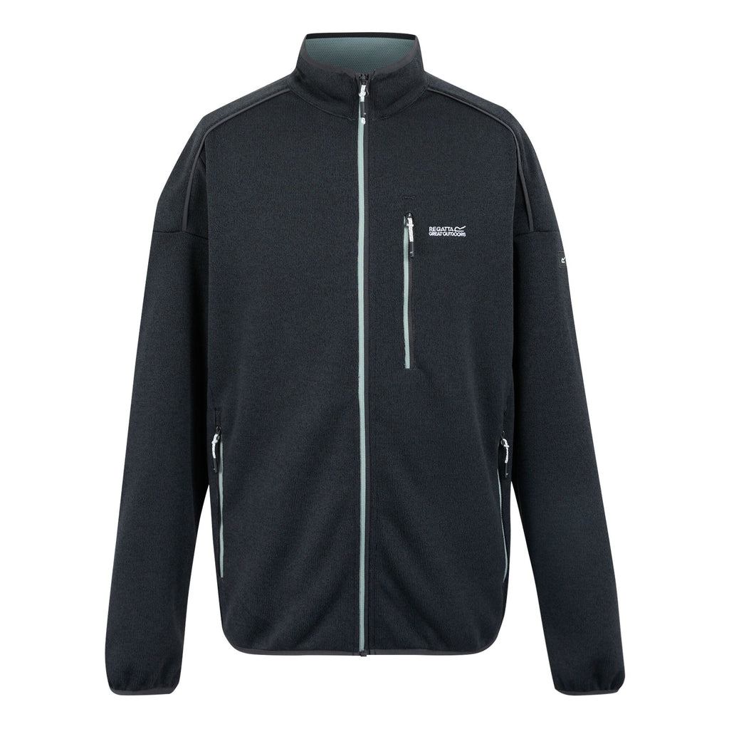 Kames - Herren Jacke | mit Strick-Effekt - Grau Ash(Glacier) Bild 3