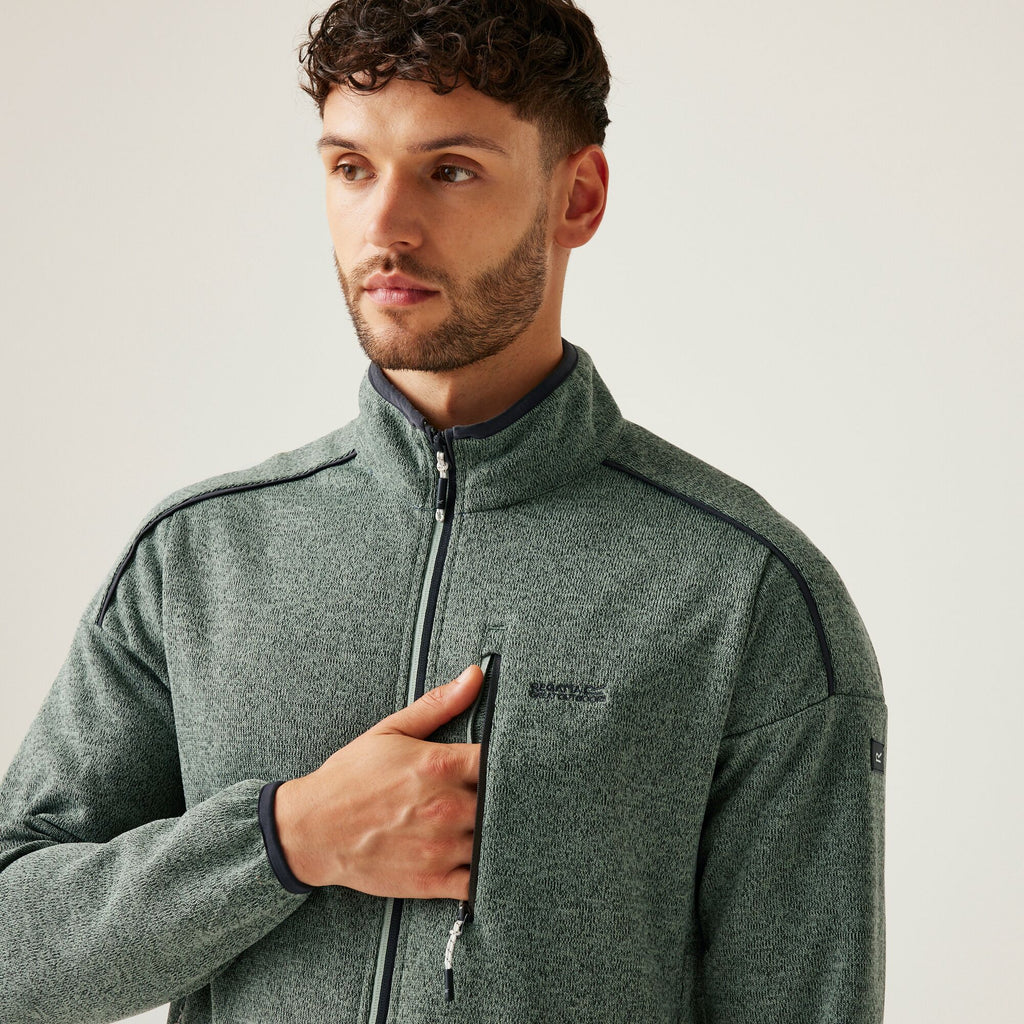 Kames - Herren Jacke | mit Strick-Effekt - Blau Glac(StmWth) Bild 5