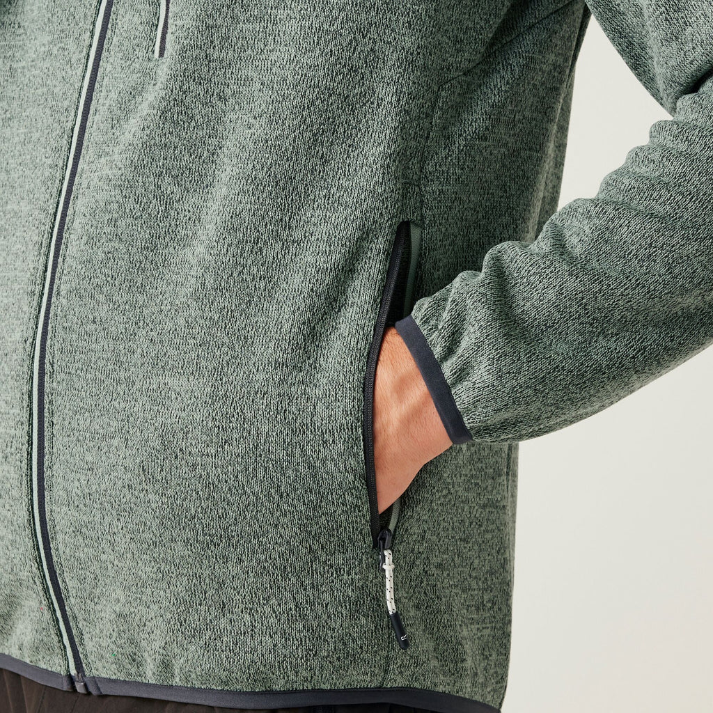 Kames - Herren Jacke | mit Strick-Effekt - Blau Glac(StmWth) Bild 6