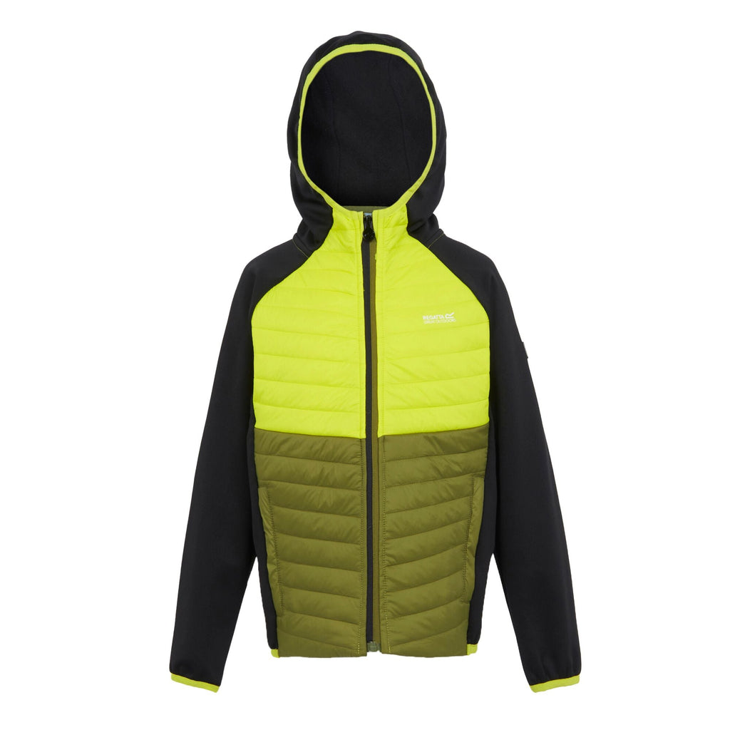 Kielder HybridVIII - Kinder Jacke | mit weicher Warmloft-Isolierung - Grün-Schwarz Black/Citron Lime Bild 5