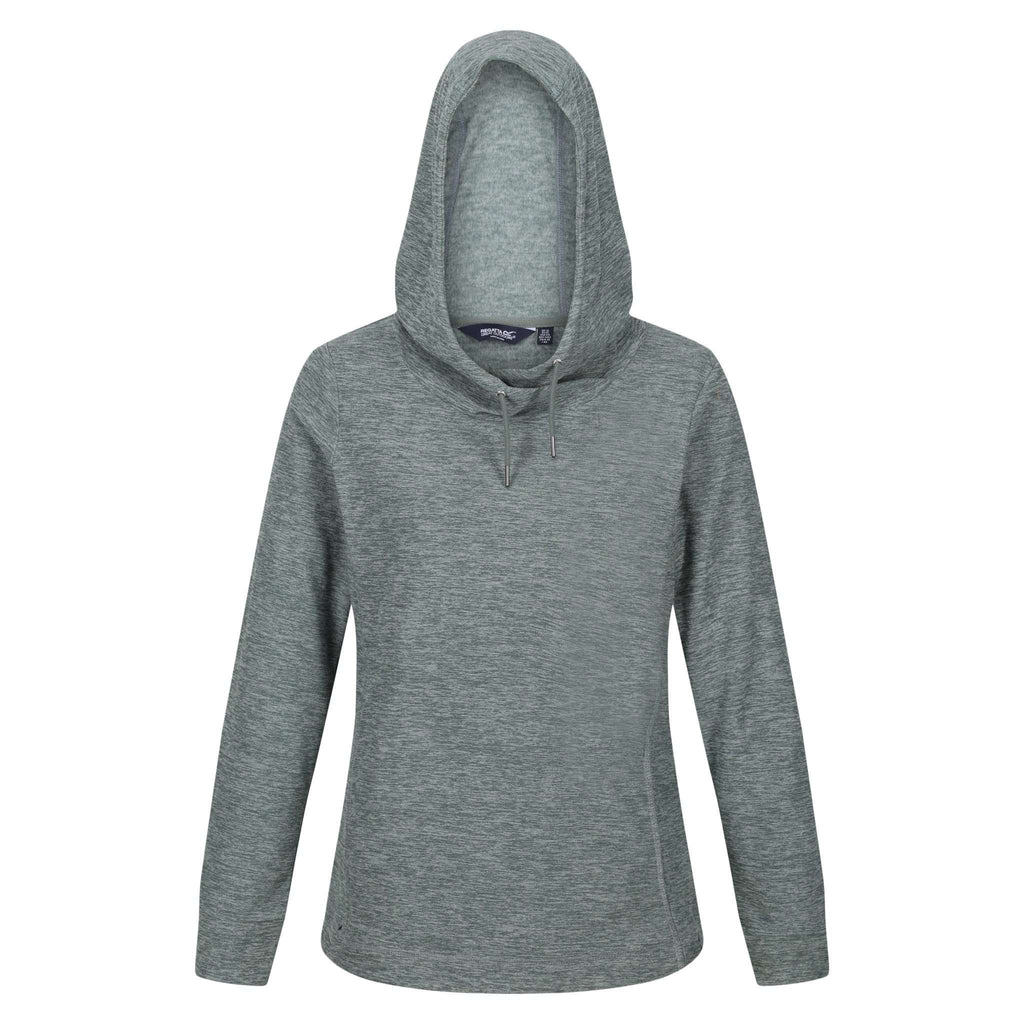 Kizmit II - Damen Hoodie | meliertes Gewebe - Grün DkFrstGrnMrl Bild 1