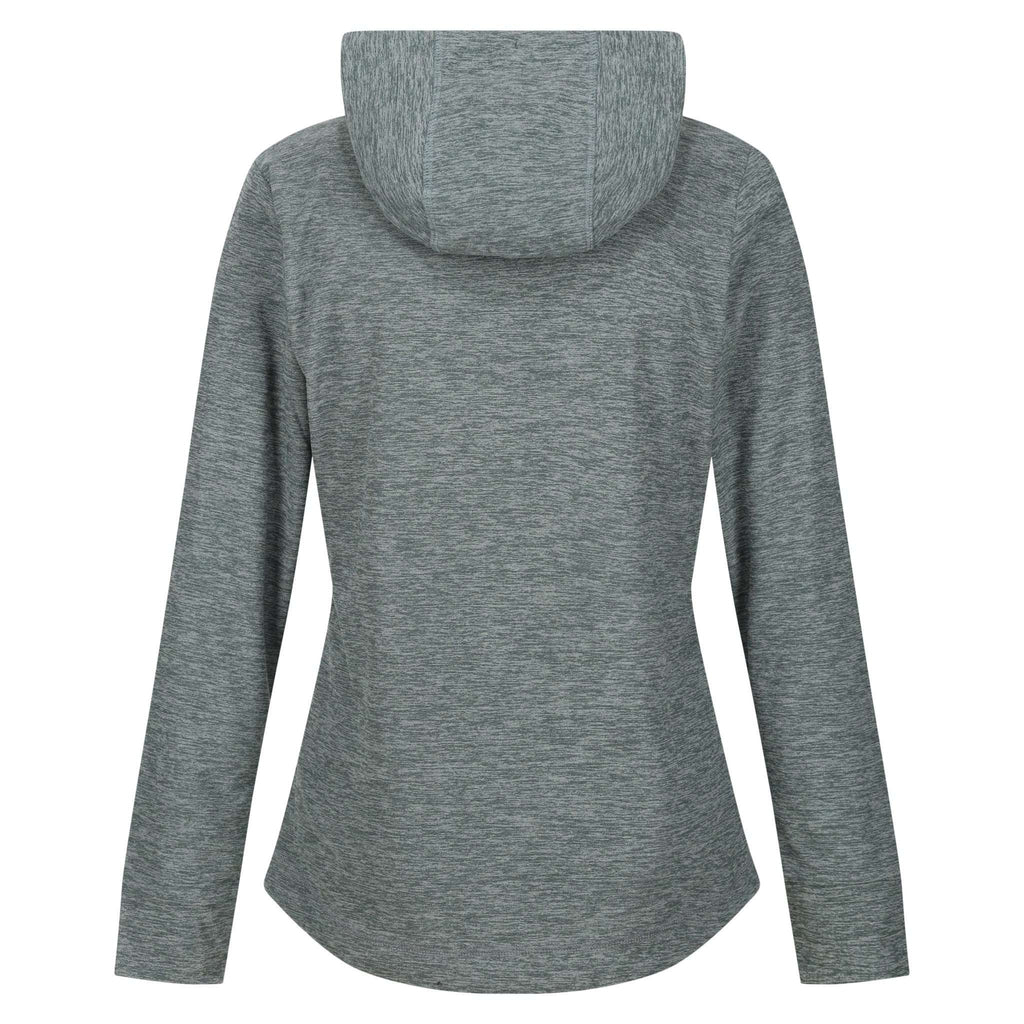 Kizmit II - Damen Hoodie | meliertes Gewebe - Grün DkFrstGrnMrl Bild 2