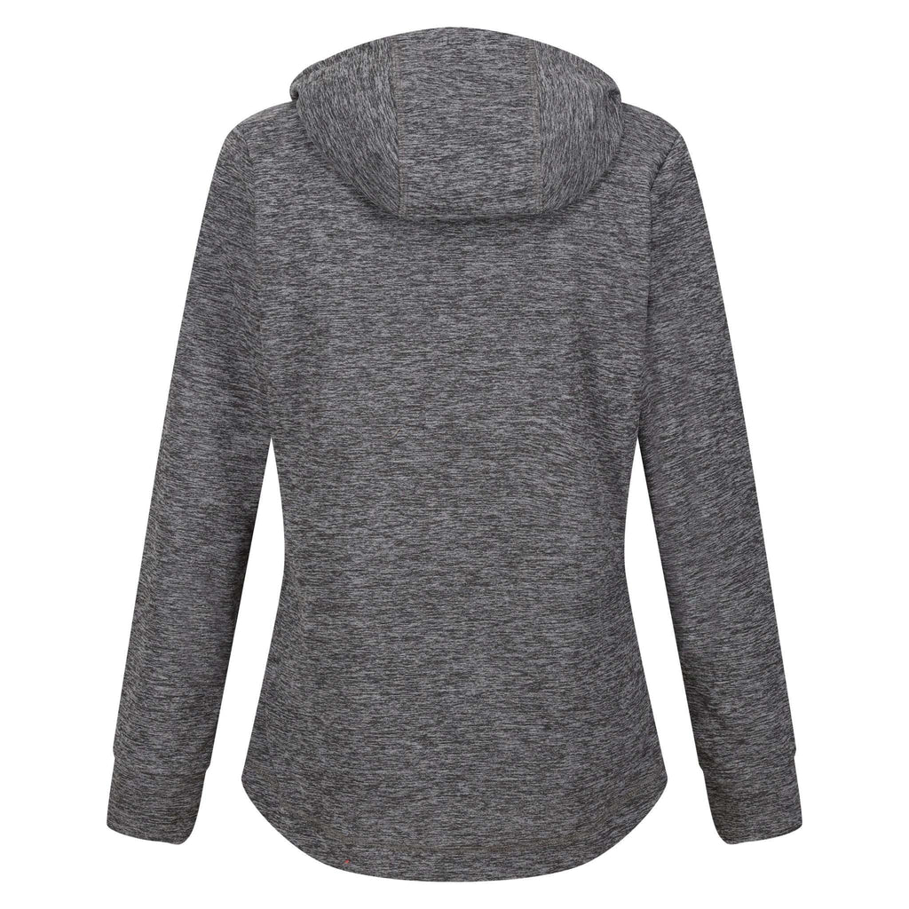 Kizmit II - Damen Hoodie | meliertes Gewebe - Grau StormGreyMrl Bild 2
