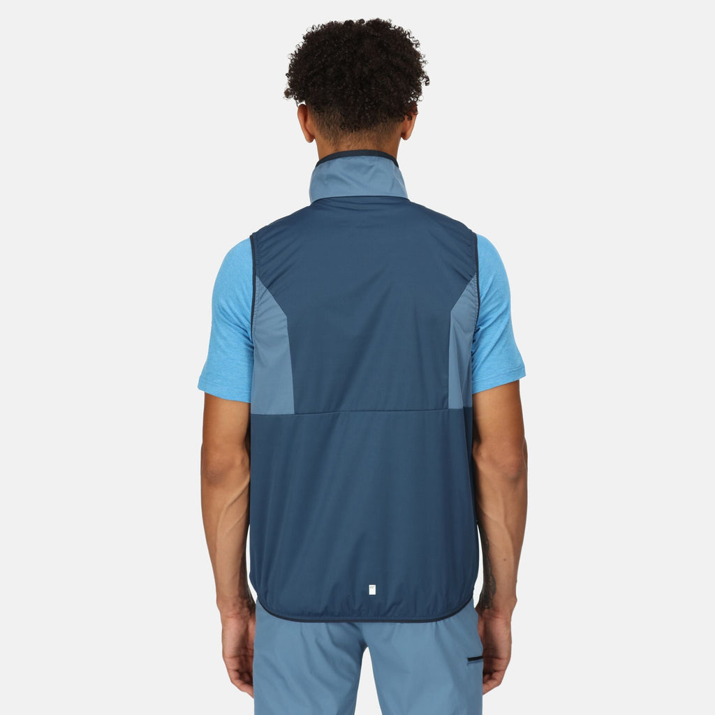 Lankin V - Herren Gilet | aus leichtem Stretch Softshellmaterial -Blau BluWing/Stlr Bild 3