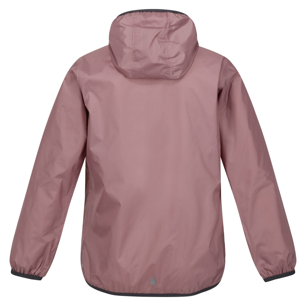 Lever II - Kinder Regenjacke | mit reflektierenden Details - Rosa Dusky Rose Bild 3