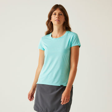 Limonite VIII - Damen T-Shirt | gute Feuchtigkeitsableitung - Blau Aruba Blue Bild 1