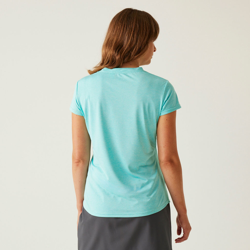 Limonite VIII - Damen T-Shirt | gute Feuchtigkeitsableitung - Blau Aruba Blue Bild 2