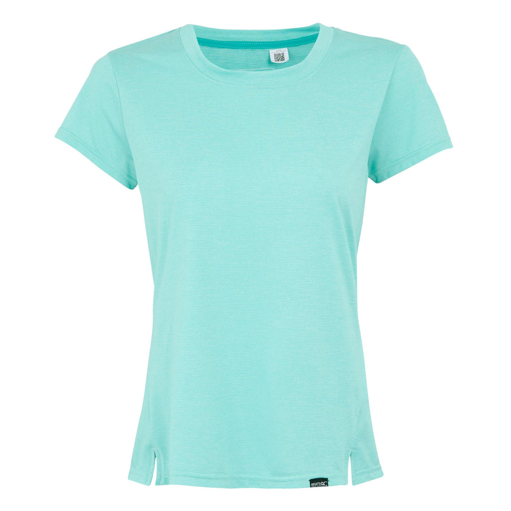 Limonite VIII - Damen T-Shirt | gute Feuchtigkeitsableitung - Blau Aruba Blue Bild 3