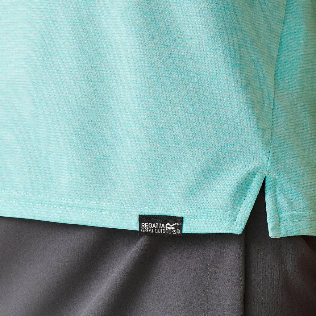 Limonite VIII - Damen T-Shirt | gute Feuchtigkeitsableitung - Blau Aruba Blue Bild 5