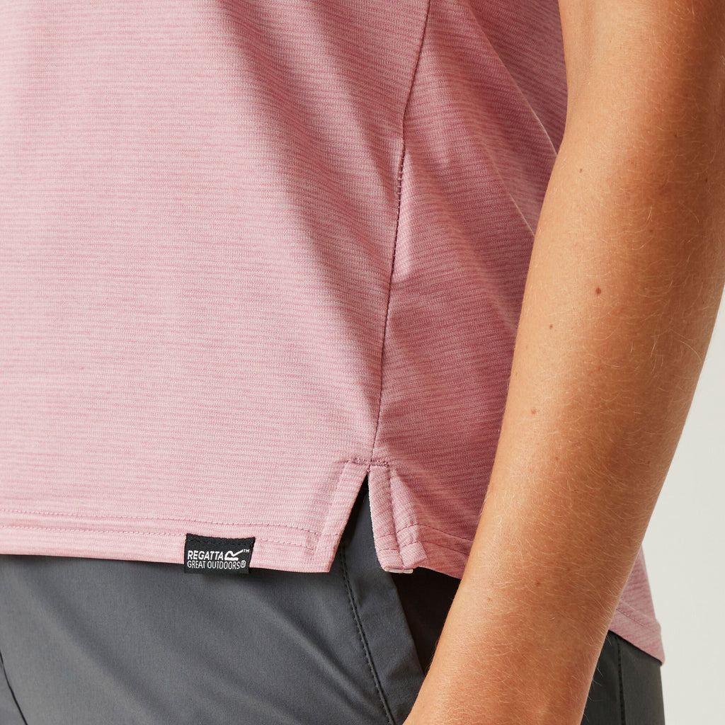 Limonite VIII - Damen T-Shirt | gute Feuchtigkeitsableitung - Rosa Lilas Bild 5