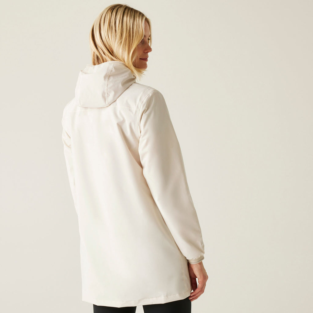 Lioka - Damen Regenmantel | integrierte Sicherheitstasche - Beige LightVanilla Bild 4