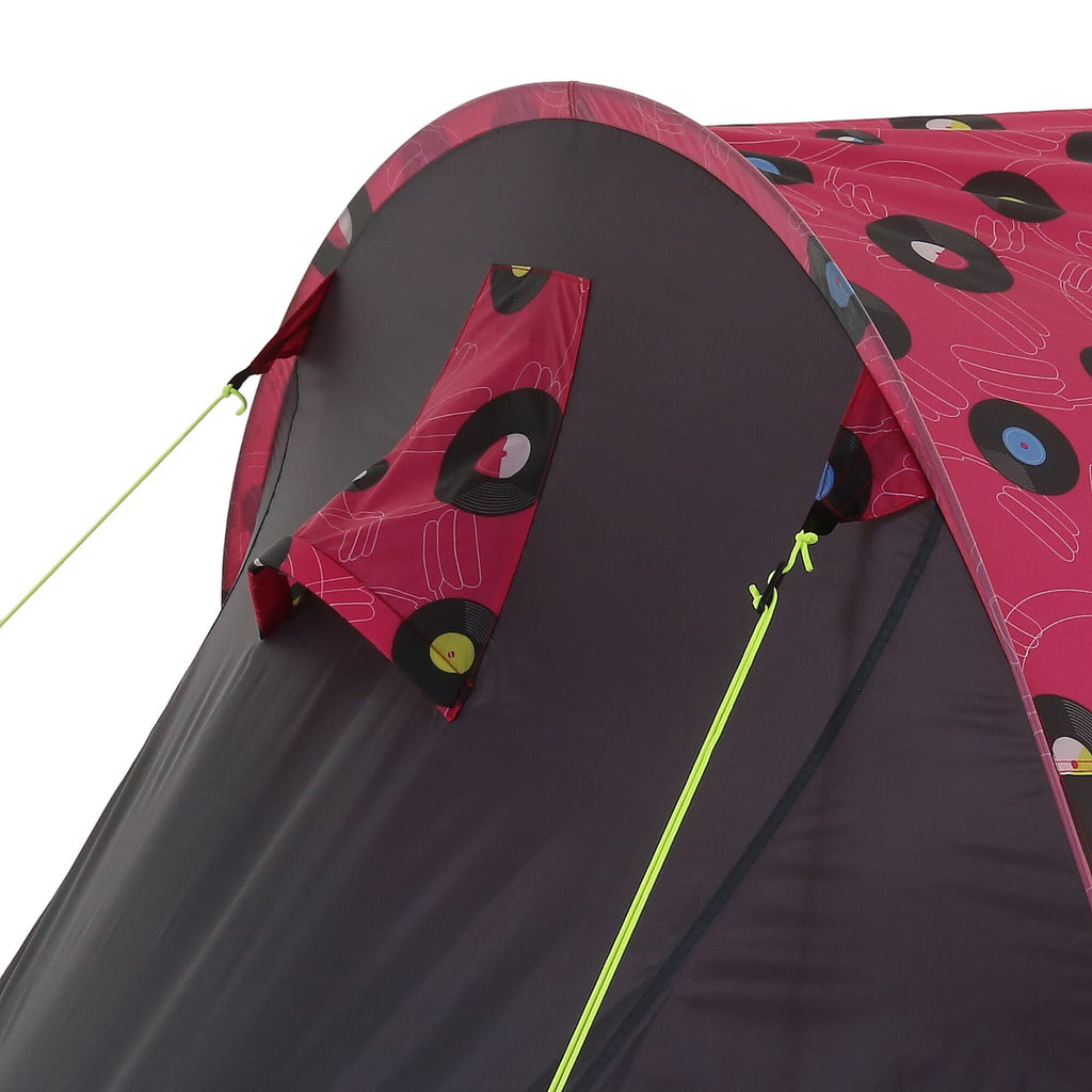 Malawi 2 - Wurfzelt | mit 3.000 mm Wassersäule - Pink-Gemustert Hit Record Bild 3