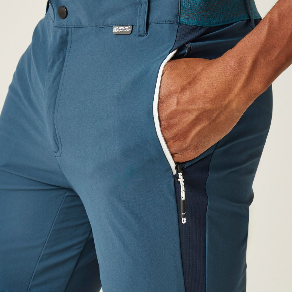 Mountain Shorts II - Herren Short | aus dehnbarem Stretch-Gewebe - Blau MoonLtDn/Nvy Bild 5