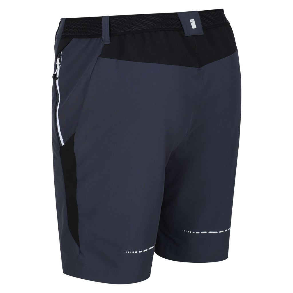 Mountain Shorts II - Herren Wander Shorts | Halbelastischer Taillenbund - Grau IndiaGry/Blk Bild 2