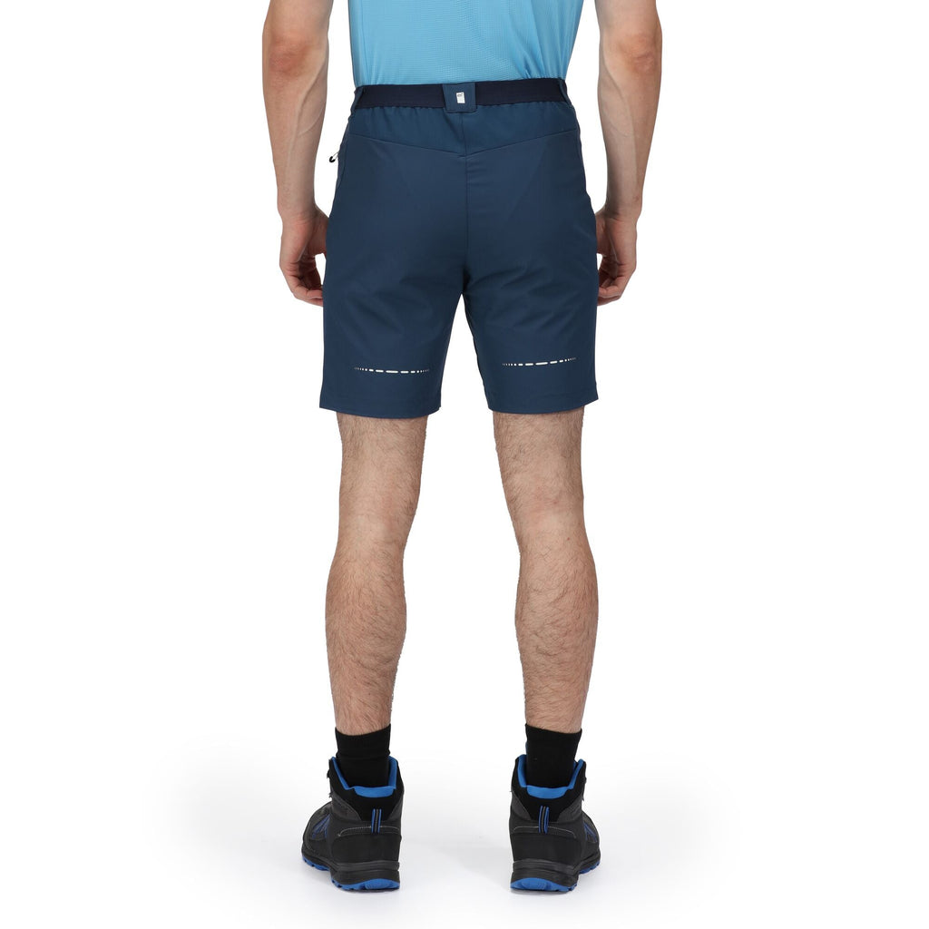 Mountain Shorts II - Herren Wander Shorts | Halbelastischer Taillenbund - Dunkelblau MoonLt Denim Bild 5