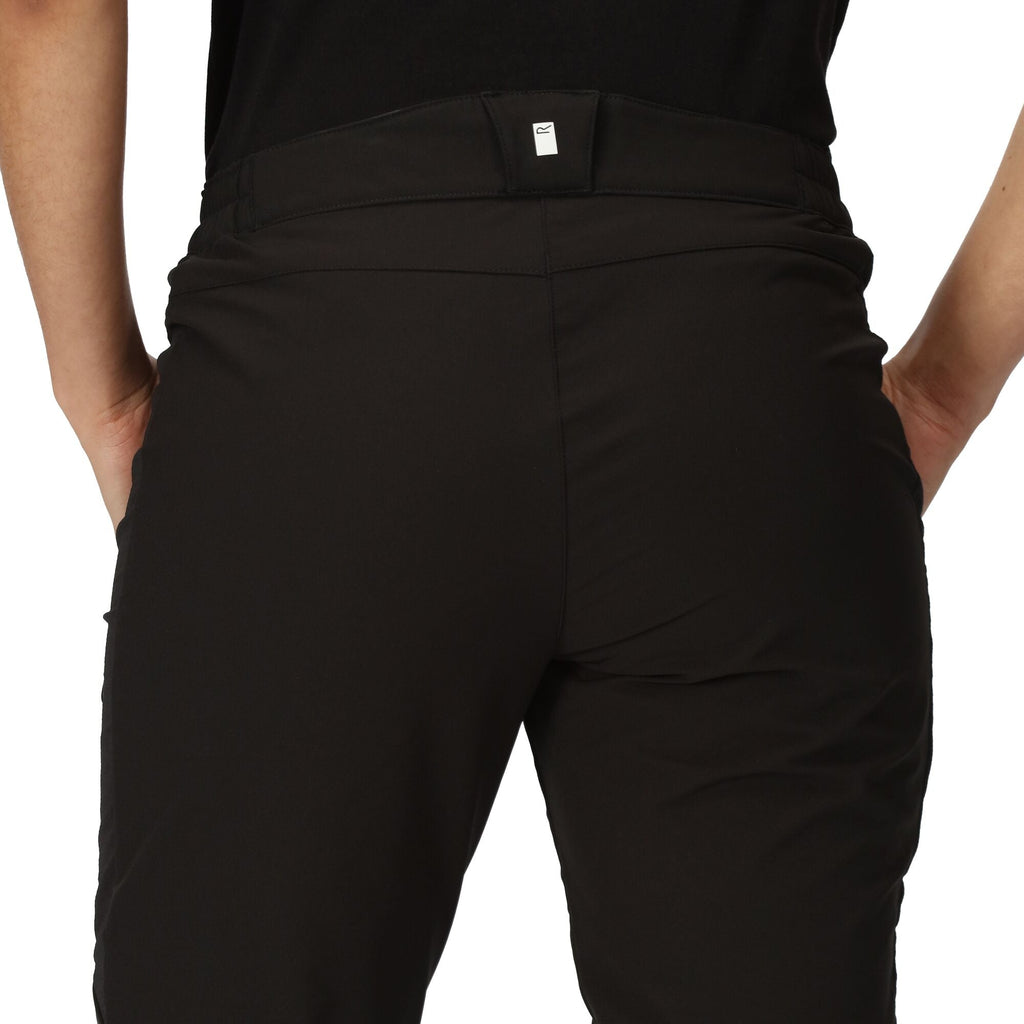 Mountain Trs - Damen Wanderhose - reguläre Beinlänge | strapazierfähig und dehnbar - Schwarz Black/Black Bild 3