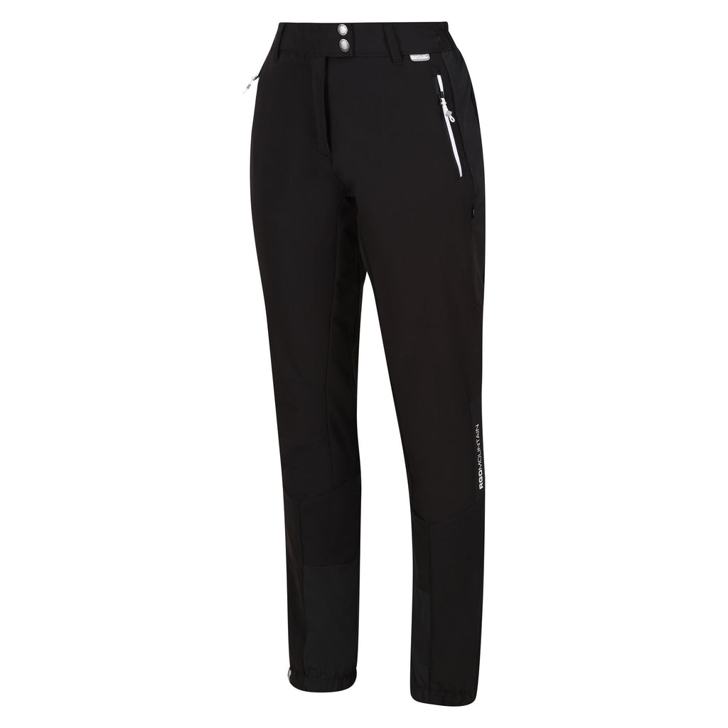 Mountain Trs - Damen Wanderhose - reguläre Beinlänge | strapazierfähig und dehnbar - Schwarz Black/Black Bild 4