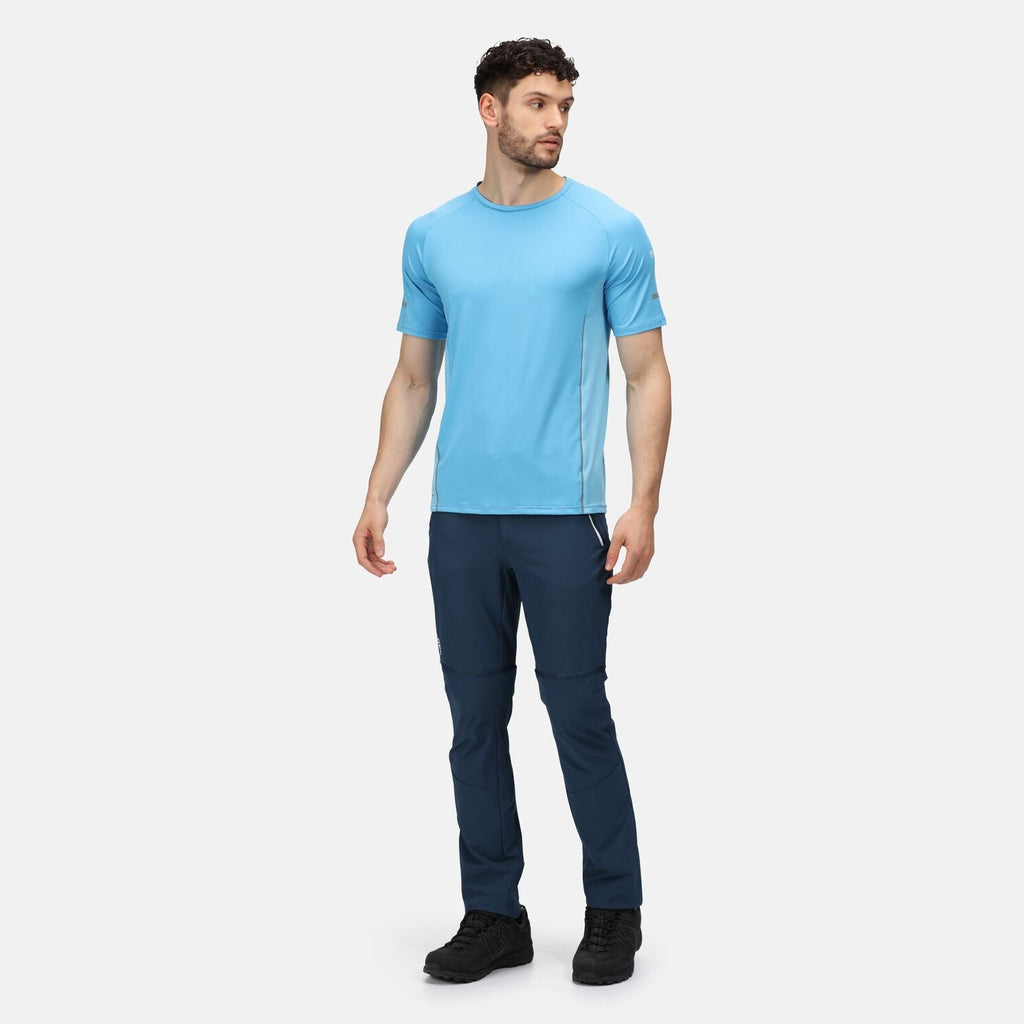 Mountain Z/O Trs - Herren Wanderhose | Abzippbar - Blau MoonLt Denim Bild 1