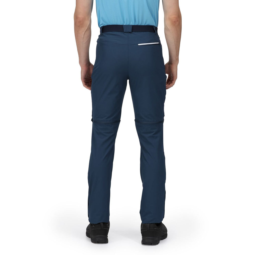 Mountain Z/O Trs - Herren Wanderhose | Abzippbar - Blau MoonLt Denim Bild 2