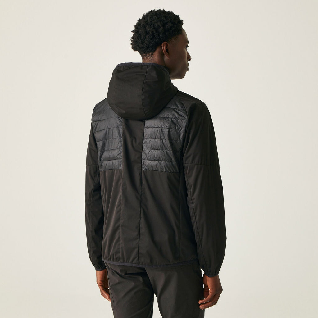 Pro Hybrid - Herren Hybridjacke | leichte Wattierung - Schwarz Black Bild 4