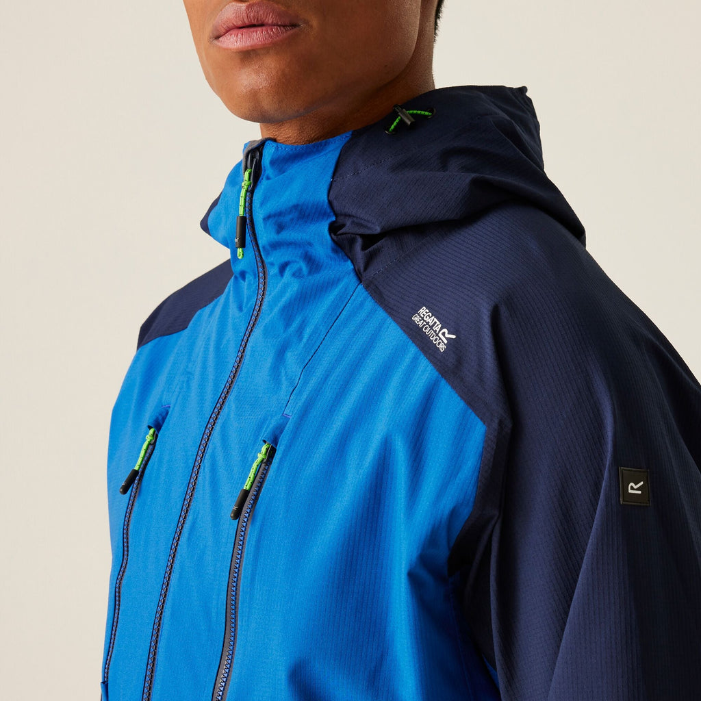 Sacramento X - Herren 3-in-1 Jacke | mit Hybrid Innenjacke und reflektierenden Details - Blau-Schwarz Olympian Blue/Navy Bild 10